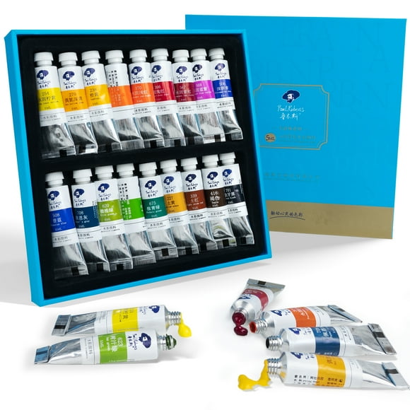 Paul Rubens Watercolor Paint, Vibrant Colours Highly Pigmented, 5ml Each Tube, Perfect for Painters, Artists, Hobbyist, Beginners, Students (18;24;36)