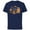 Navy, variant on Disney Princess Cinderella Holiday Gingerbread Season Sweets - Short Sleeve Cotton T-Shirt for Adults - Customized-Black