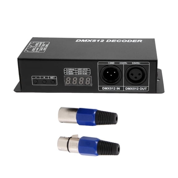 High Power LED Controller 512 Decoder Dimmer Driver DC12V-24V for Rgb Strip or Lights (3 Channel)