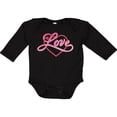 thumbnail image 3 of Inktastic Love in Red and Pink with Heart Boys or Girls Long Sleeve Baby Bodysuit, 3 of 5