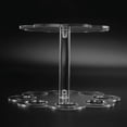 thumbnail image 1 of 3X Detachable 8 Holes Acrylic Ice Cream Cone Holder Stand, 1 of 7