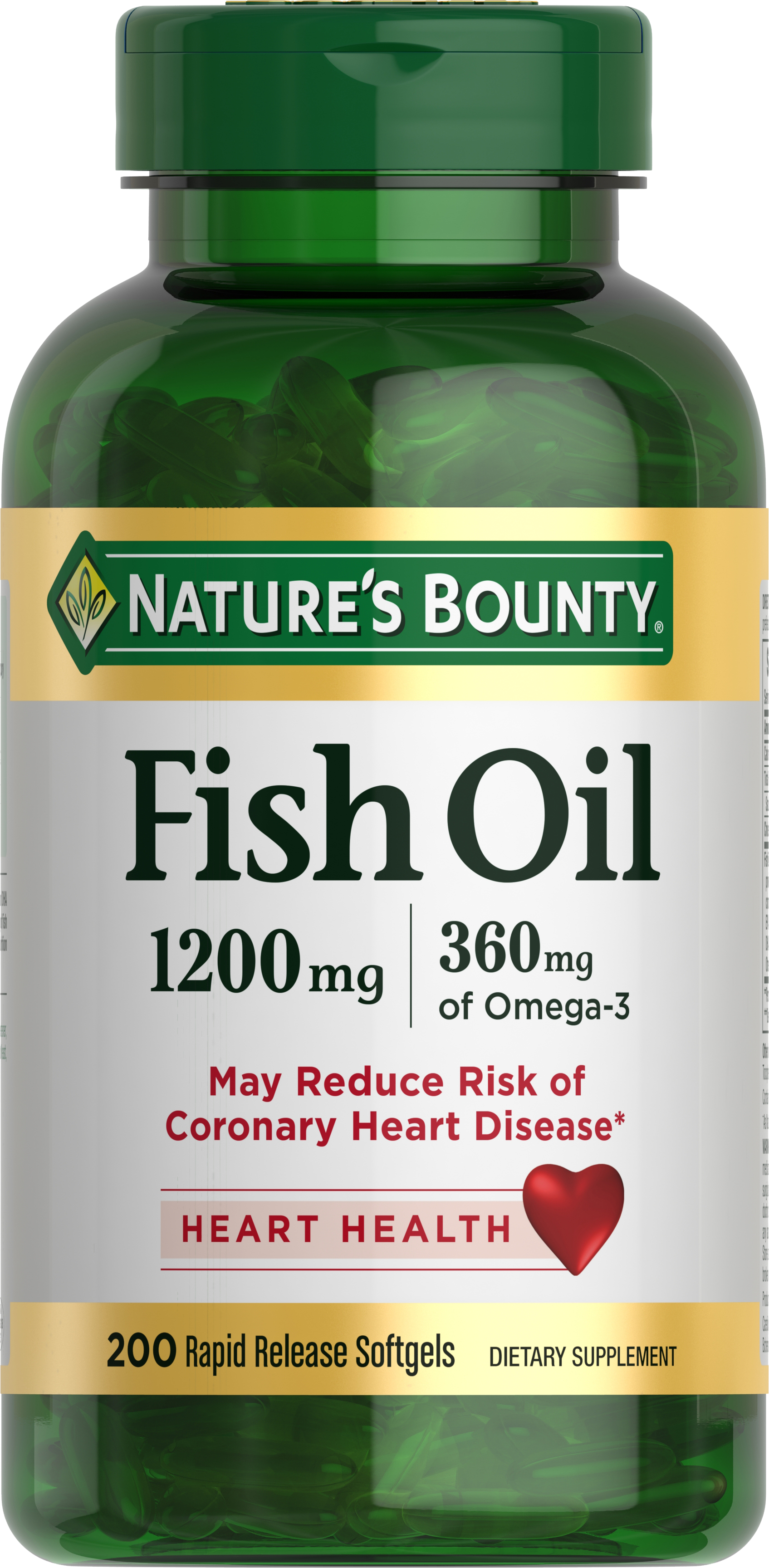 Nature's Bounty Fish Oil Omega-3 1200 mg Softgels photo 2