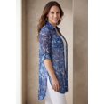 thumbnail image 3 of Jessica London Women's Plus Size Sheer Georgette Mega Tunic, 3 of 6