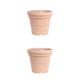 thumbnail image 3 of Maceta suculenta de terracota Wosthever color blanco 22.8*15*20.6 cm 320g 2Conjunto, 3 of 6