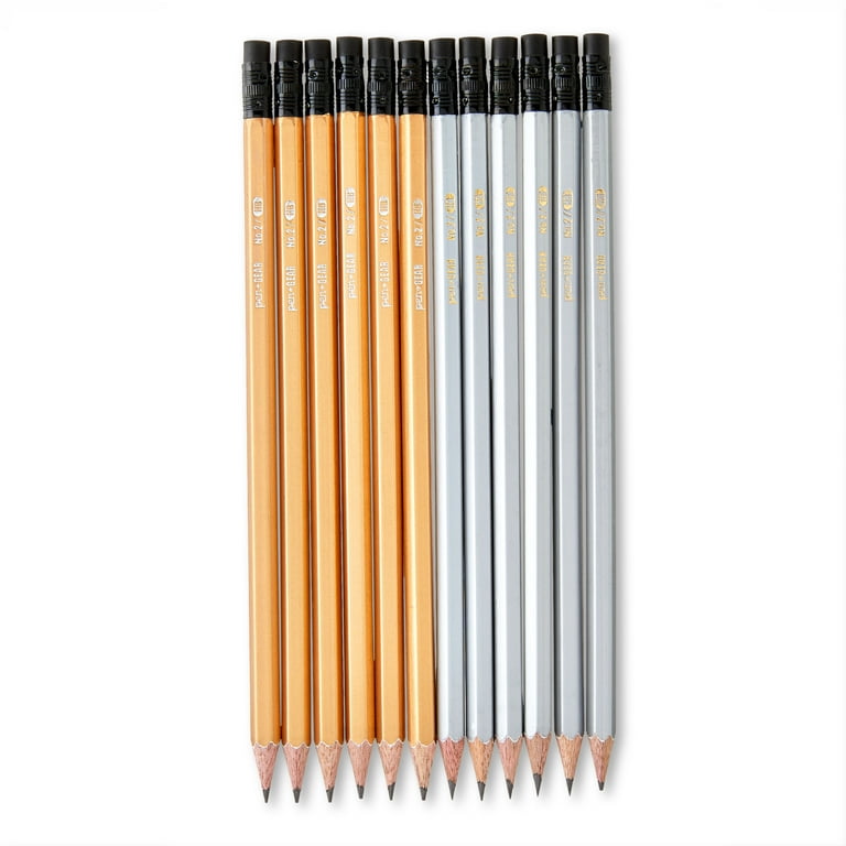 Basics Woodcased #2 Pencils, Pre-sharpened, HB Lead, 30 count, Orange