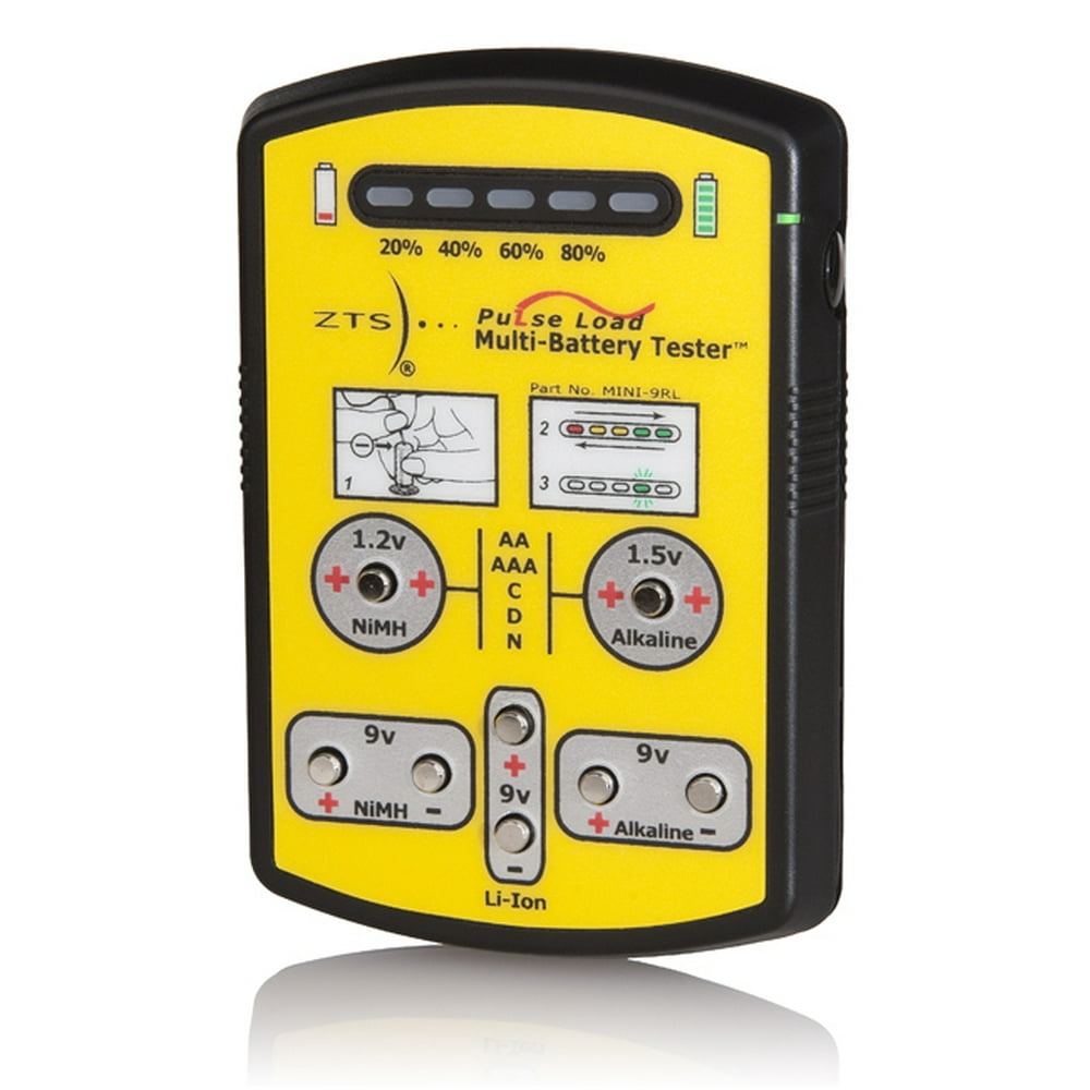 ZTS Mini 9RL MultiBattery Tester for More than 10 Different Battery