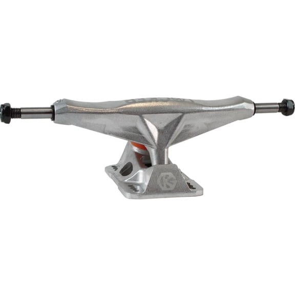 Grind King Truck Co. Locker Raw Silver Skateboard Trucks - 6.1" Hanger 8.75" Axle (Set of 2)
