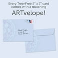 thumbnail image 2 of Tree-Free Greetings New Year Greeting Card 2 Pack, 100% Recycled Paper, 5x7, New Year Mandala (GT64273), 2 of 6