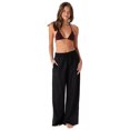 thumbnail image 7 of Black Wide Leg Drawstring Pants, 7 of 7