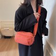 thumbnail image 2 of Bolso Comprador Hombro Mujeres Hombres Cierre Correa Mensajero Ajustable Color Sólido para El Escolar, 2 of 9