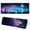Moon Starry Sky, variant on Desk Pad Darkness Red Moon Desk Mat for Keyboard and Mouse, Large XXL Gaming Mouse Pad with Stitched Edges for Work Game Office, 35.43 x 15.75 in