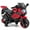 Red, variant on Costway 6V Kids Motorcycle with Music, Horn, Detachable Training Wheels & LED Headlights White