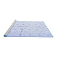 thumbnail image 2 of Ahgly Company Machine Washable Indoor Round Persian Blue Traditional Area Rugs, 5' Round, 2 of 4