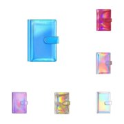 HLONK A6 PU Leather Notebook Binder with 26 Categories Label  Budget Planner Organizer  Refillable Loose Leaf 6 Ring Binder Cover  12 Pieces Binder Pockets