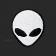 thumbnail image 2 of Dalix Lil Alien Beach Short Embroidered Casual Pocket Mesh Drawcord Waist Mens in Black S Small, 2 of 5