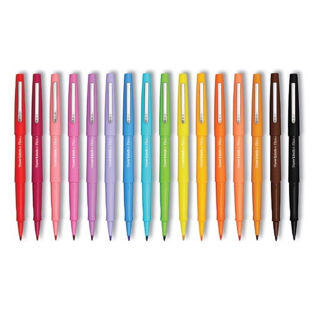 Flair Felt Tip Pens, Medium Point (0.7mm), Tropical Colors, 6 Per Pack, 3  Packs
