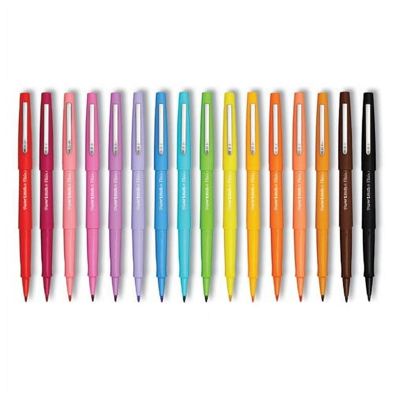 Flair Scented Felt Tip Porous Point Pen, Stick, Medium 0.7 mm, Assorted Ink and Barrel Colors, 16/Pack | Bundle of 5 Packs