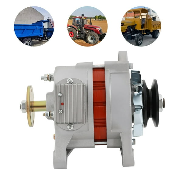 1KW PMA Permanent Magnet Generator AC Brushless Low Rpm Alternator Double Wheel for Agricultural Vehicles, Tricycle