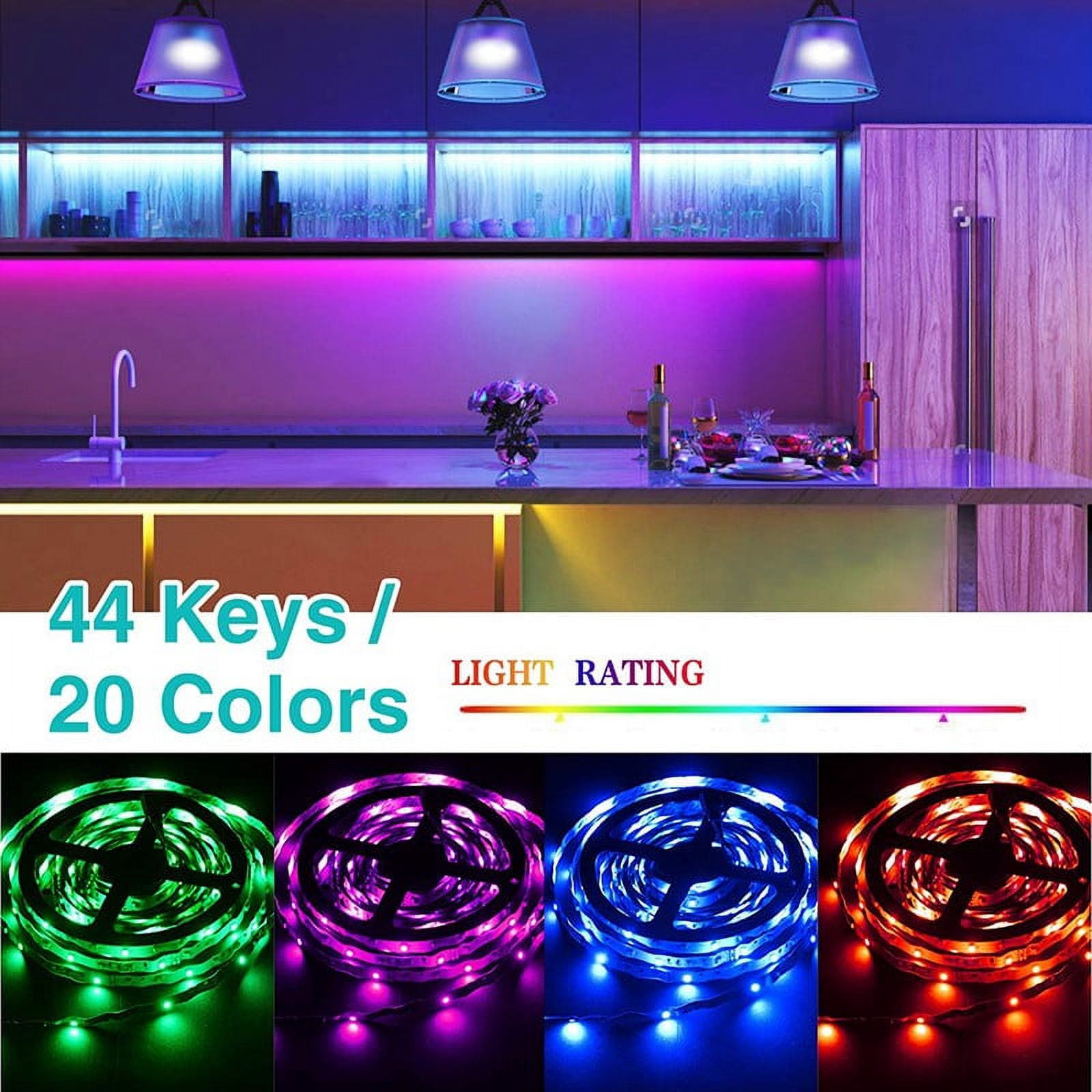 AlexTong Smart WiFi App Control Led Strip Lights Work with Alexa Google Assistant -16.4 feet