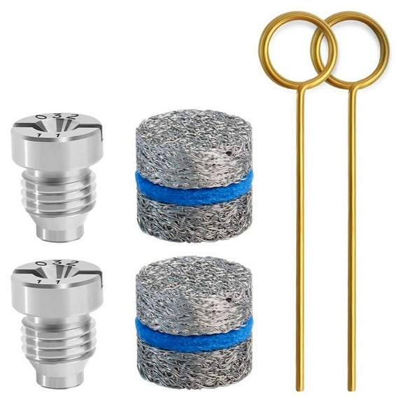 TOP! Foam Cannon Orifice Nozzle and Maker Meshes Kit for Replacement Thread Tips Mesh Filter