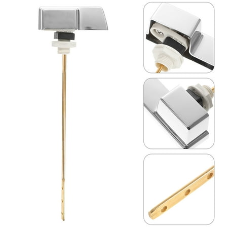 WEUVEB Metal Toilet Flush Handle Lever Replacement Universal Fit for Home and Hotel Baths