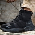 thumbnail image 6 of DianSen Mens Work Boots Steel Toe Safety Shoes Hammerproof Anti-Puncture Canvas Combat Boots, 6 of 10