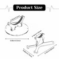 thumbnail image 3 of 1 Set Desktop Baseball Bat Stand Acrylic Baseball Bat Desk Display Holder Softball Bat Storage Desk Rack For Memorabilia And Collectible Up To 2 5/8” Barrel Size (Transparent, 3 of 9