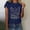 Navy, variant on Short Sleeve Shirts Floral Tops Cotton Tshirts Shirts for Women Graphic Tees Basic Tops Fitted Blouses Plain Tshirts Solid Color Blouses Petite Blouses Loose Blouses Grey L