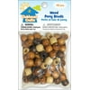 Clubhouse Crafts Wood Pony Beads, 90pk