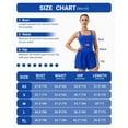 thumbnail image 6 of Vine Women Jumpsuits Workout Romper Sleeveless with Padded Bras,One Piece Shorts Yoga Running Athletic Outfits, 6 of 6