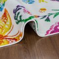 thumbnail image 3 of KC Cubs Boy & Girl Modern Decor Area Rug and Carpet Collection for Kids and Children Rainbow Butterfly, 3 of 9