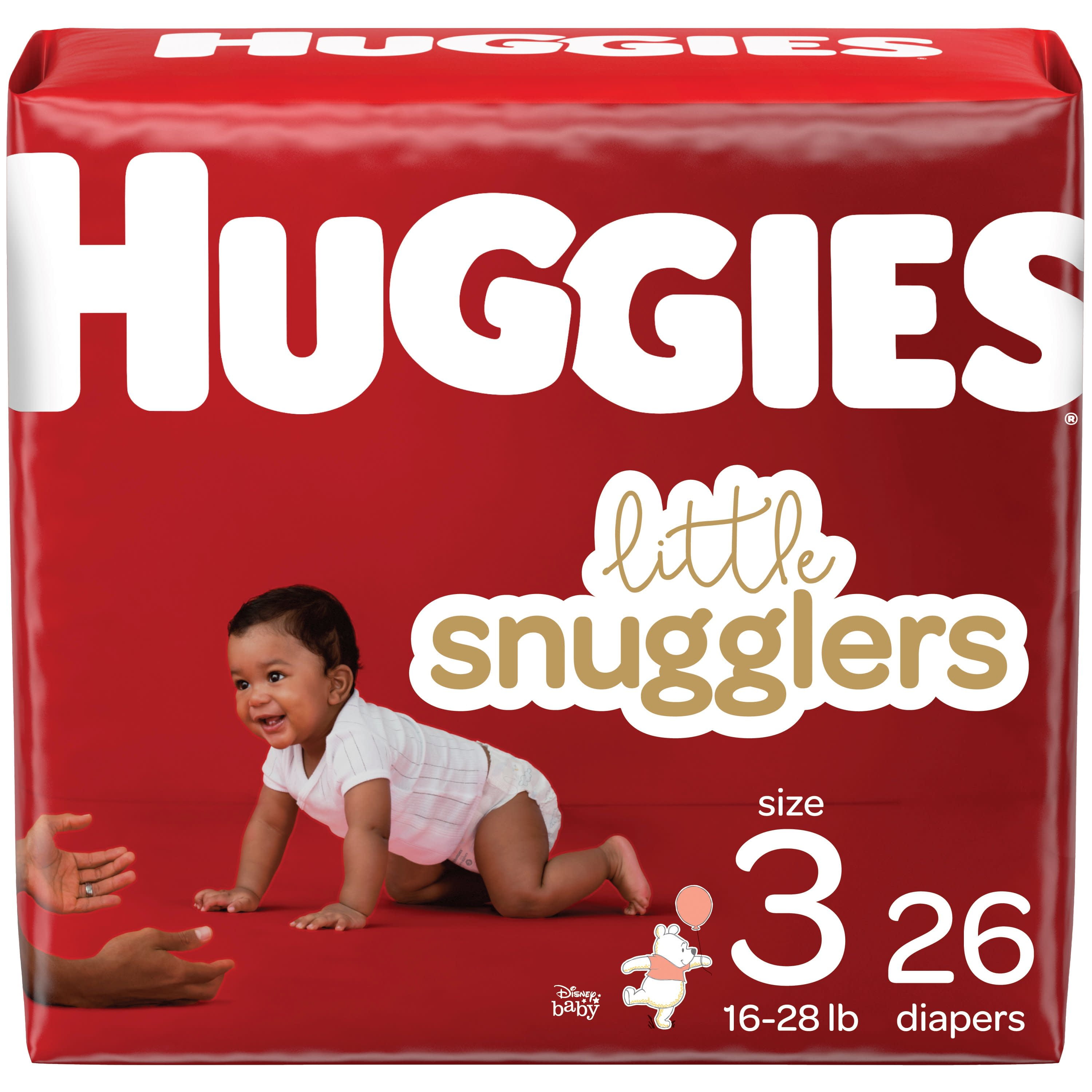 Huggies Little Snugglers Baby Diapers, Size 3, 26 Ct - Walmart.com