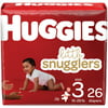 Huggies Little Snugglers Baby Diapers, Size 3, 26 Ct