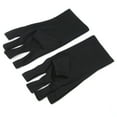 thumbnail image 4 of 1 par de guantes anti-UV con lámpara LED para curar uñas, protección UV, cuidado de la piel (negro), 4 of 14