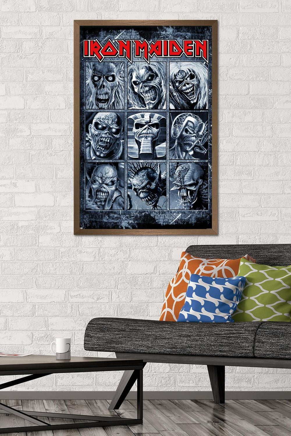 Iron Maiden - Grid Wall Poster, 22.375" x 34"