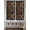 Black, variant on Boho Yellow Flowers 2 Panel Kitchen Curtains for Small Windows, Spring Abstract Watercolor Floral Leaf Bathroom Tier Curtain, Short Window Treatment for Bedroom/Living Room 55"x24"