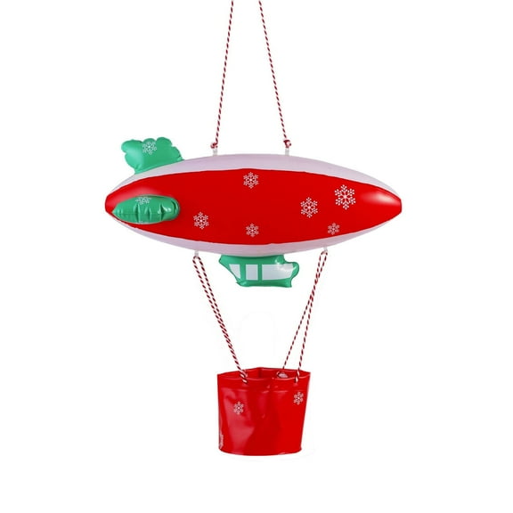 E-TING Santa Clothing Accessories Inflatable Fire Balloon Ship Flying Boat for elf Doll Christmas Decoration(Doll is not Included)