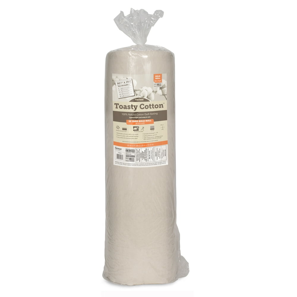 Toasty Cotton 100% Natural Cotton Batting by Fairfield™, 90\