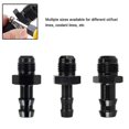 thumbnail image 4 of Hose Barb Fitting Adapter Aluminum Fuel Line Adapter 6AN Male to 3/8 Inch Push-on Barbed Tube Connector, 4 of 5