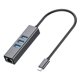 thumbnail image 1 of Cable largo de concentrador USB 3.0 de 4 puertos de 48 pulgadas con puerto de carga micro USB, conector de extensión extensor de concentrador USB de transferencia rápida de datos Compatible con, 1 of 3