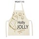 thumbnail image 1 of Delantal De Lino Holly Jolly 68X55Cm Likrtyny Arte Deco, 1 of 1
