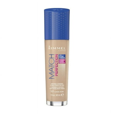 Rimmel London Match Perfection Foundation 1.0 oz - 101 Classic Ivory