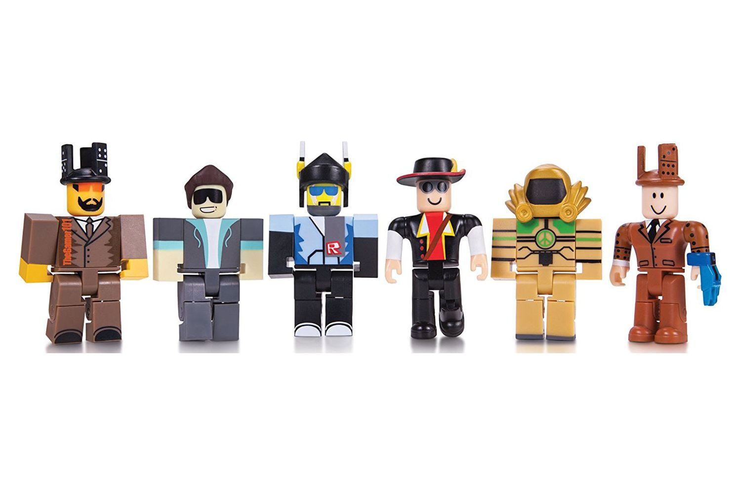  Roblox Action Collection - Q-Clash Six Figure Pack [Includes  Exclusive Virtual Item]