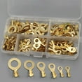 thumbnail image 3 of 150Pcs Rings Terminals NonInsulated Open Barrels Wire Crimp Terminals Connerctor for Crimp Solid wire or Stranded wire, 3 of 9