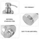 thumbnail image 2 of Dispensador de jabón de acrílico y acero inoxidable 304 Dispensador de jabón líquido espumoso Dispensador manual transparente para encimeras de cocinas y baños, 2 of 5