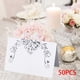 thumbnail image 5 of 50 Uds. De tarjetas de lugar para bodas, tarjetas de mesa de Buffet, Blanco Yuyangstore tarjeta del lugar, 5 of 8