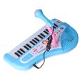 thumbnail image 4 of Kids Piano Keyboard, Kids Piano Convenient Practical Different Sound Effects Mini Size With Microphone Raised Feet Microphone Stand For Home Blue, 4 of 8
