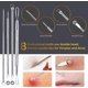 thumbnail image 3 of Blackhead Remover Comedone Squeezer Set - 7 Pieces Blackhead Remover with Acne Pimple Tweezers Blackhead Remover Pimple Extractor Tool for Nose Face C, 3 of 5