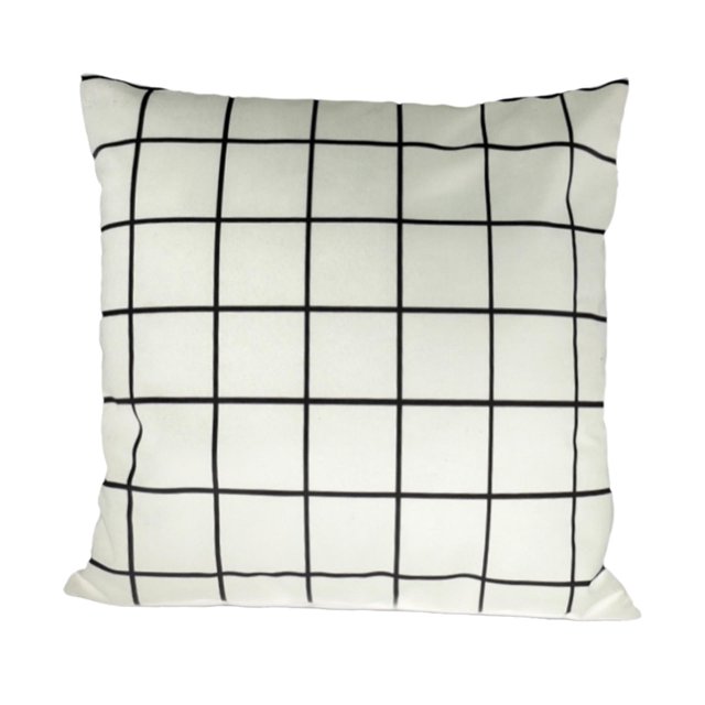 Funda de almohada de poliéster Panel de espacios en blanco para sublimación Funda de cojín para sofá cama cuadrada Zulema Fundas de almohada