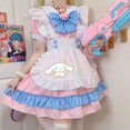 thumbnail image 1 of Vestido Kawaii Kt de talla grande, disfraz de sirvienta Lolita, traje de Sanrio Y2K, falda de Hello Kitty, delantal gótico japonés para fiesta de Halloween, 1 of 4